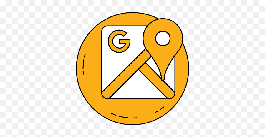 Logo Orange Maps Free Icon Of Famous - Dot Emoji,Google Maps Logo