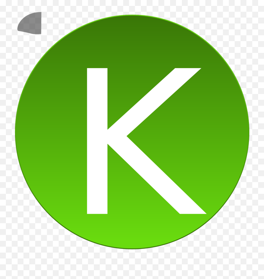 Green K Svg Vector Green K Clip Art - Svg Clipart Vertical Emoji,K Clipart