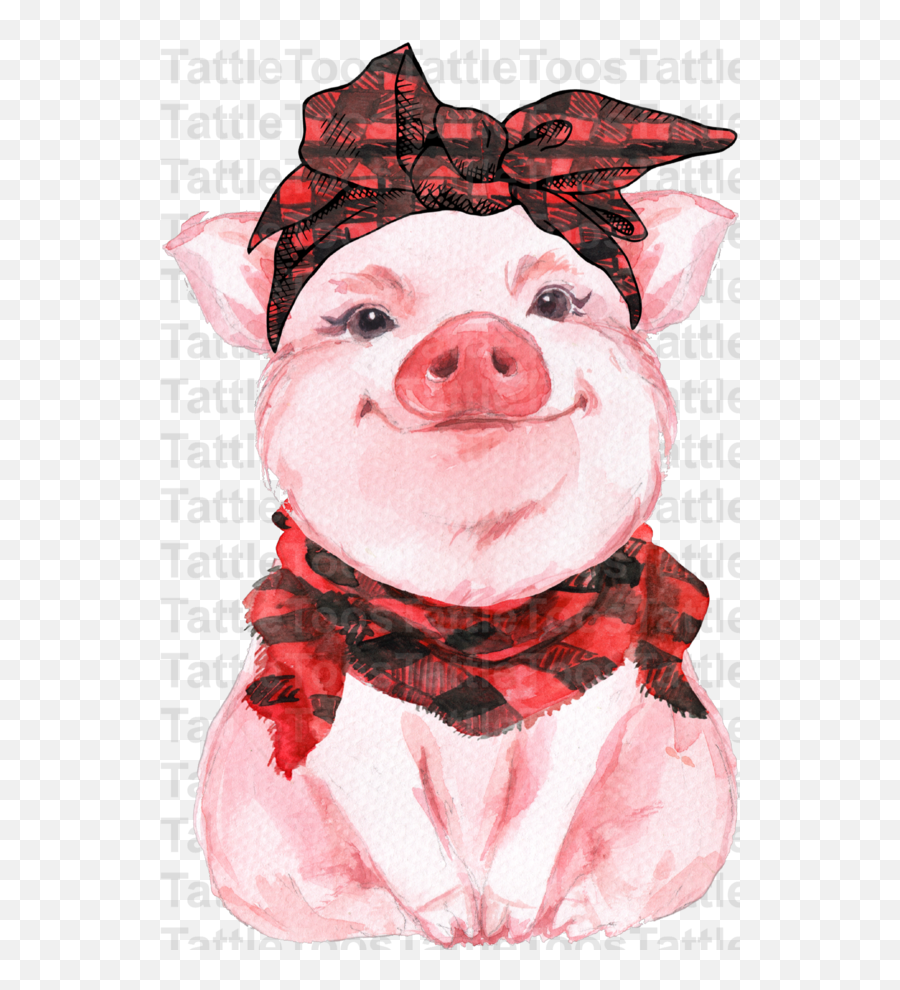 Bandana Animals U2013 Tattletoos Emoji,Buffalo Plaid Clipart