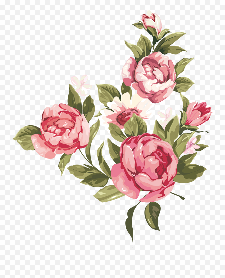 Hd Roses Clipart Border Transparent Png - Border Pink Roses Clipart Emoji,Roses Clipart