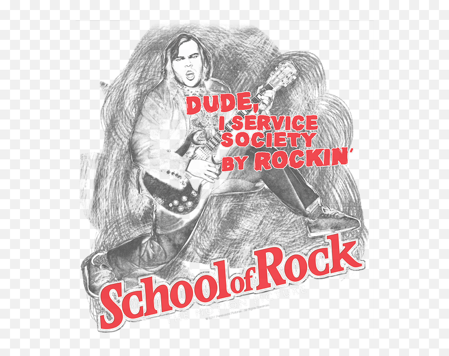 School Of Rock - Rockin Tshirt For Sale By Brand A Emoji,School Of Rock Logo