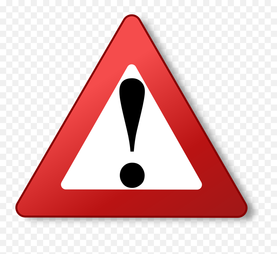 Sign Triangle Attention - Free Vector Graphic On Pixabay Emoji,Triangle Vector Png