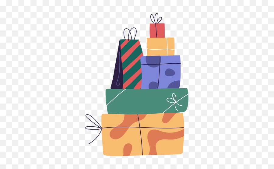 Stack Gifts Holiday Illustration Transparent Png U0026 Svg Vector Emoji,Gift Transparent Background