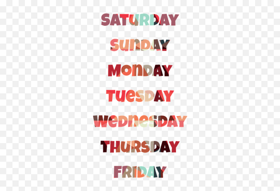 Days Of The Week Png Images U2013 Free Png Images Vector Psd Emoji,Week Clipart