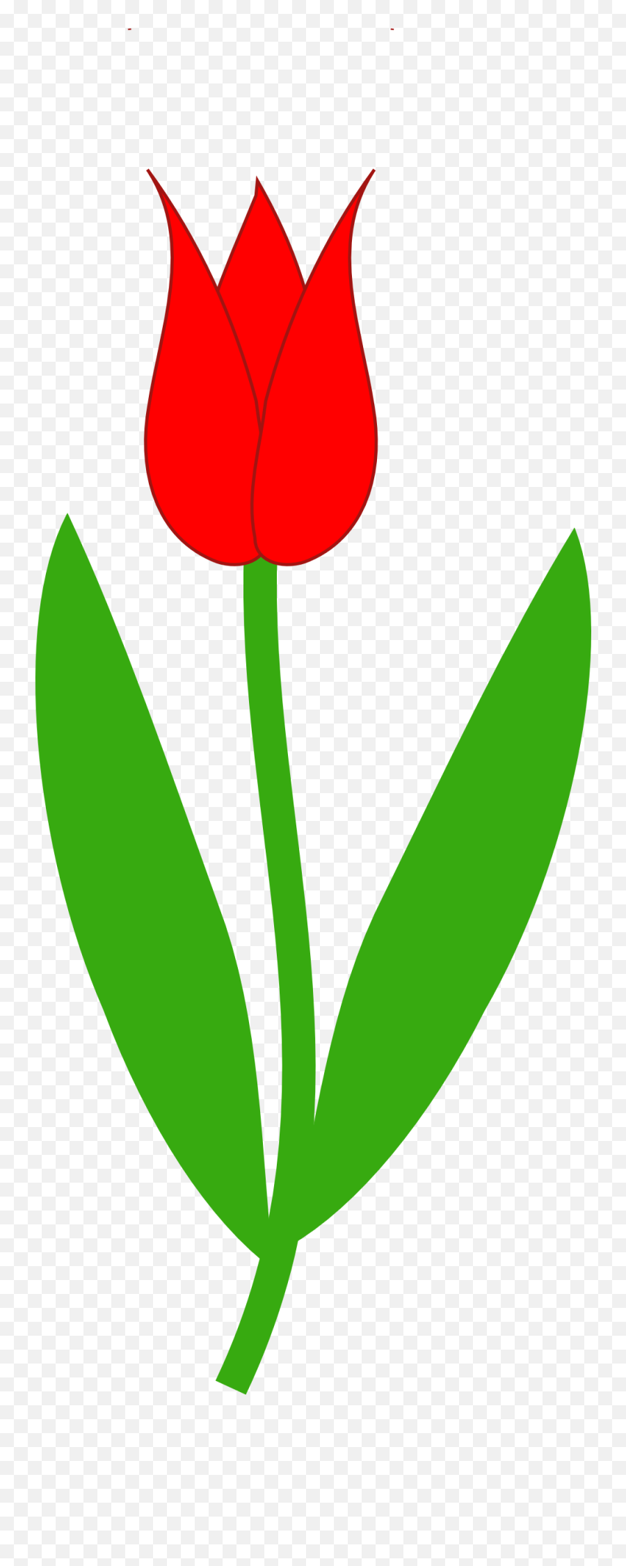 Tulip Flower Clip Art - Red Tulip Flower Clipart Emoji,Tulip Clipart