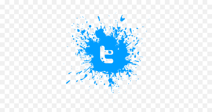 Splatter Twitter Psd Free Download - Twitter Splatter Logo Png Emoji,Twitter Logo