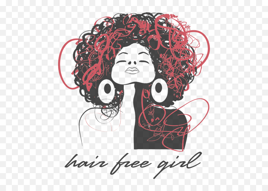 Hair Free Girl T - Shirts Designed With The Hair Free Hair Design Emoji,Girl Logo