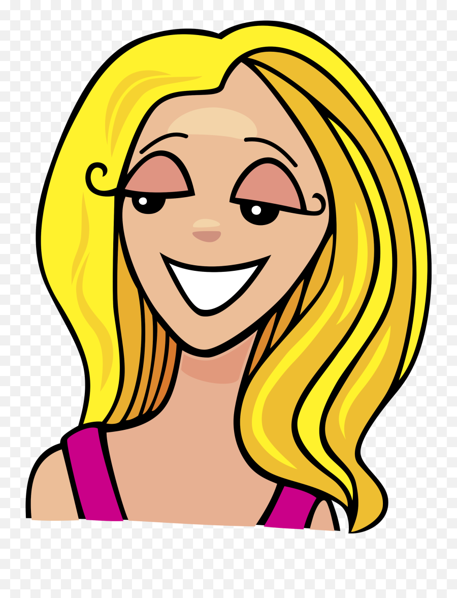 Blond Royalty - Blonde Girl Clipart Emoji,Character Clipart
