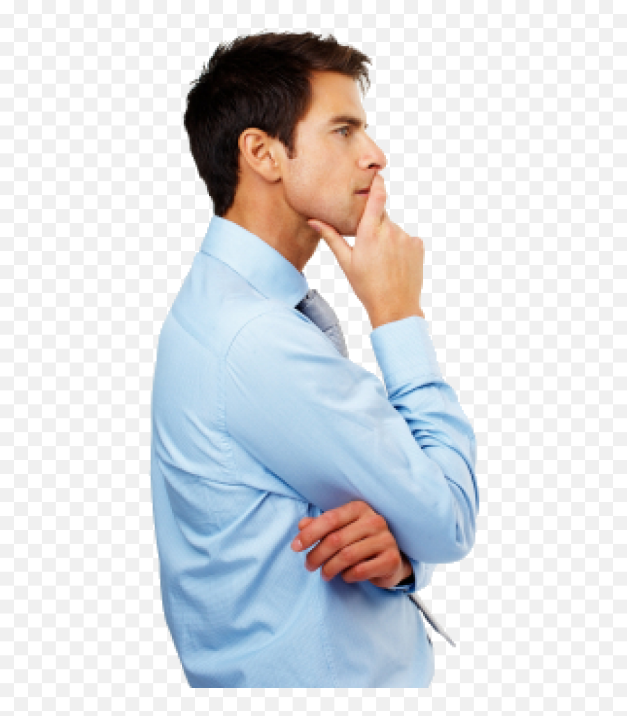 Thinking Person - Thinking Man Png Transparent Png Thinking Man Png Emoji,Thinking Transparent