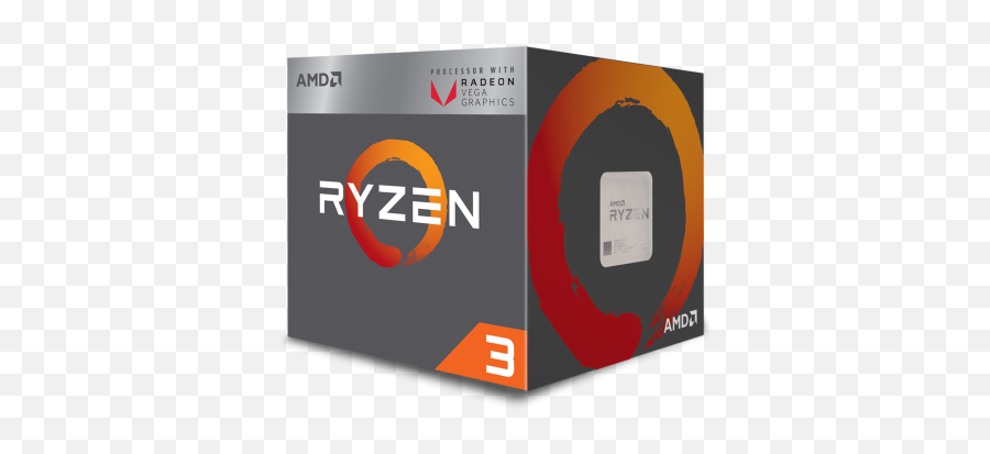 Amd Ryzen 3 2200g With Radeon Vega 8 - Amd Ryzen 3 Png Emoji,Amd Ryzen Logo