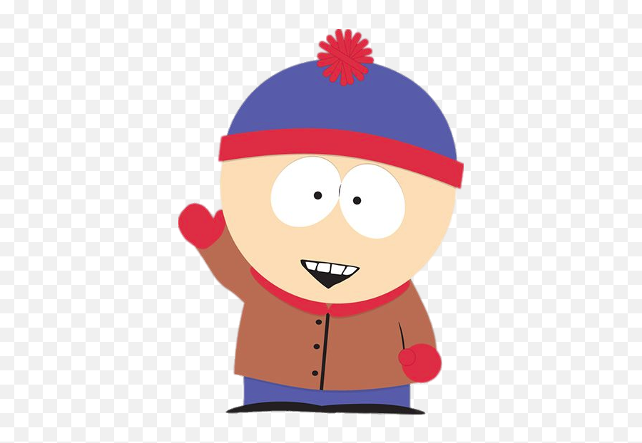 Check Out This Transparent South Park Stan Marsh Waving Png - South Park Stan Emoji,Park Png
