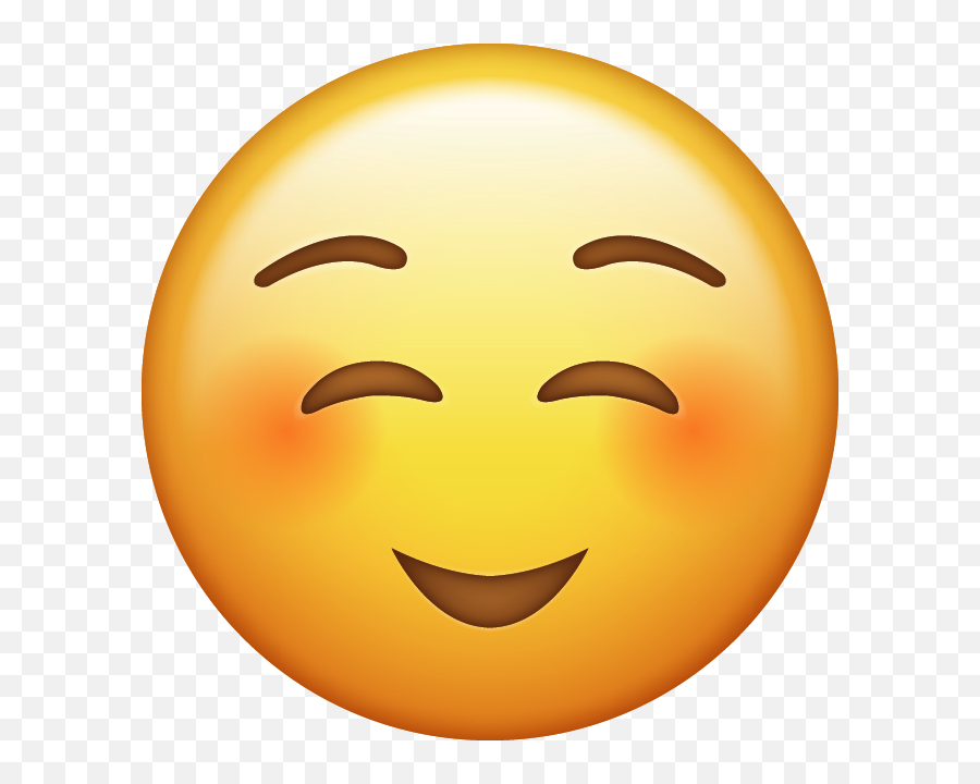 Shy Emoji Png Transparent Background - Smirk Face Emoji,Shy Clipart