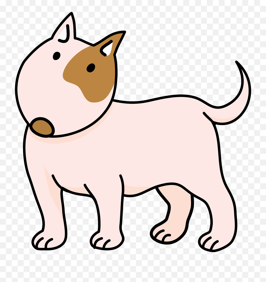 Bull Terrier Dog Clipart - Animal Figure Emoji,Boston Terrier Clipart