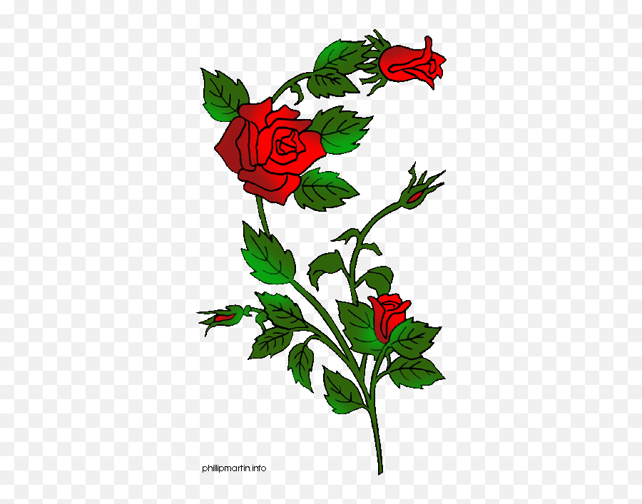 Free Roses Clipart Free Clipart Images - Rose Plant Clip Art Emoji,Rose Clipart