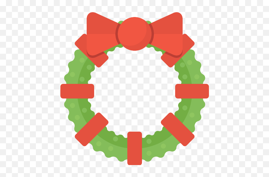 Christmas Wreath Vector Svg Icon - Christmas Wreath Vector Emoji,Wreath Png