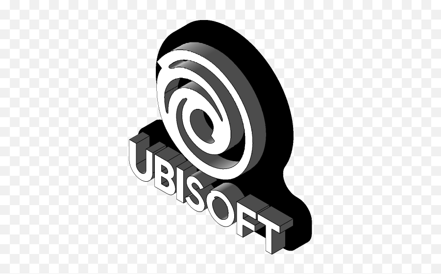 Ubisoft Keychain - Solid Emoji,Ubisoft Logo