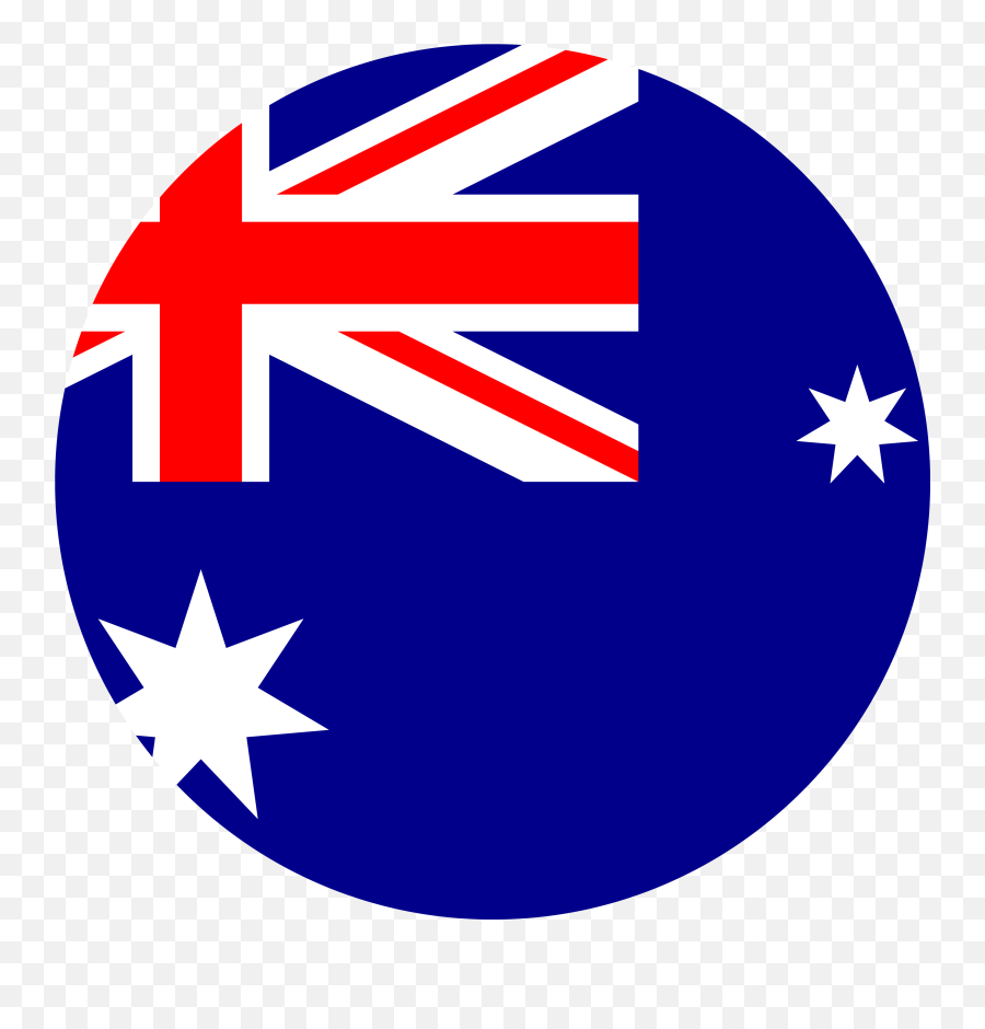 Australia Clipart Transparent Background Australia - Transparent Background Australia Flag Round Emoji,X Transparent