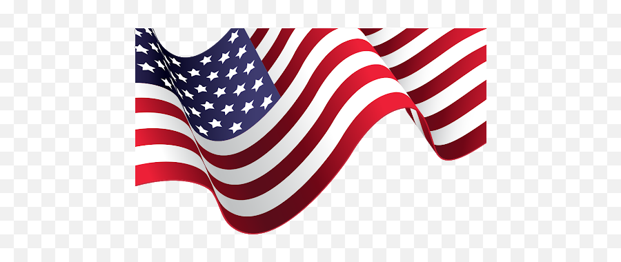 American Flag Logo Png Clipart - Usa Vector Flag Png Emoji,American Flag Png