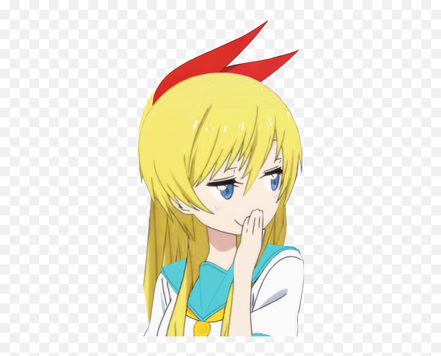 Chitoge Kirisaki Smug Face Render By Vforvu - Smug Anime Emoji,Anime Girl Face Png