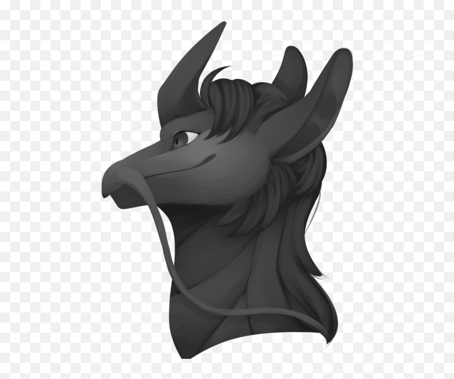 Download Unicorn Head Clipart Black And White Png Image With - Clip Art Emoji,Unicorn Clipart Black And White