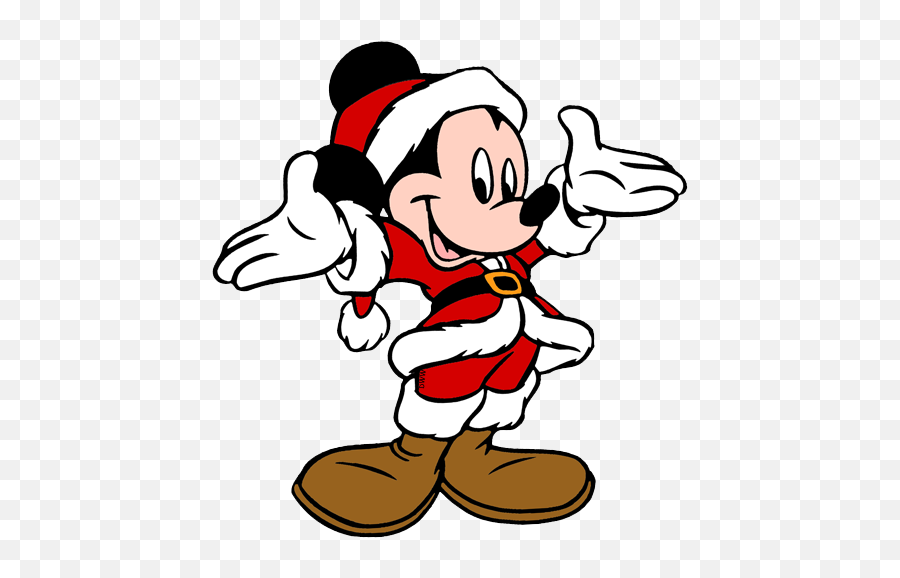 Download Watercolor Disney Fab Five - Mickey Mouse Christmas Clipart Emoji,Mickey Clipart