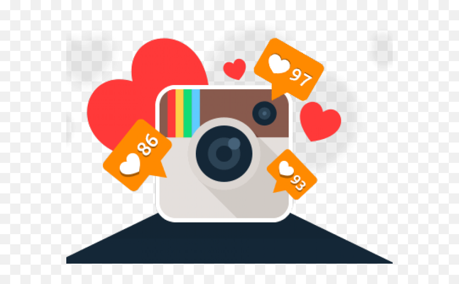 Instagram Clipart Instagram Like - Instagram Likes And Comments Png Emoji,Instagram Clipart