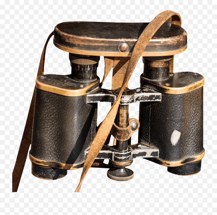Very Old Binoculars Transparent Png - Binoculars Emoji,Binoculars Clipart