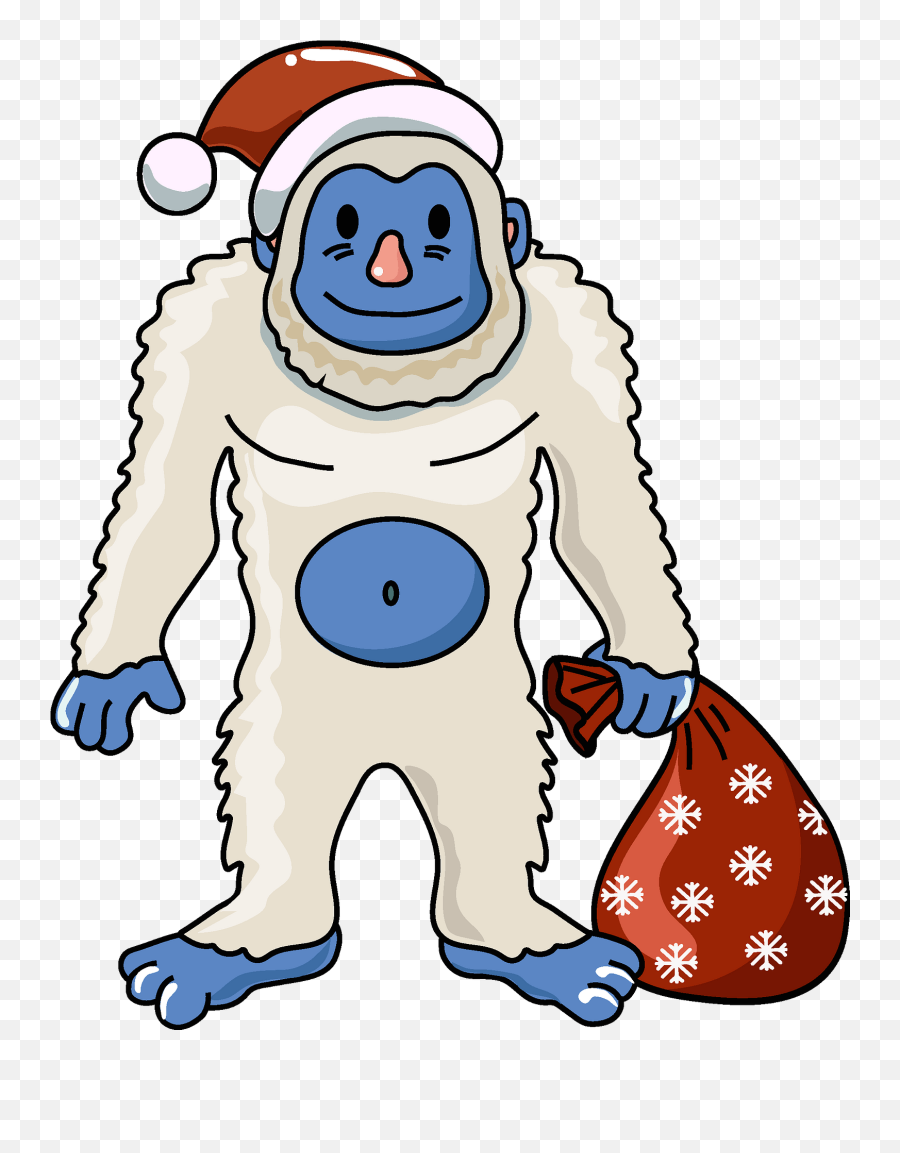Yeti Clipart Free Download Transparent Png Creazilla - Fictional Character Emoji,Bigfoot Clipart