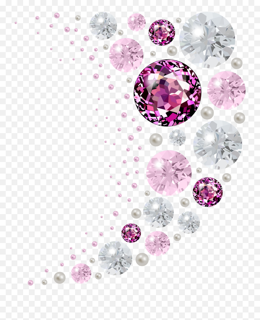 Download Diamond Gem Png Download Free - Pink Gems Background Png Emoji,Gem Clipart
