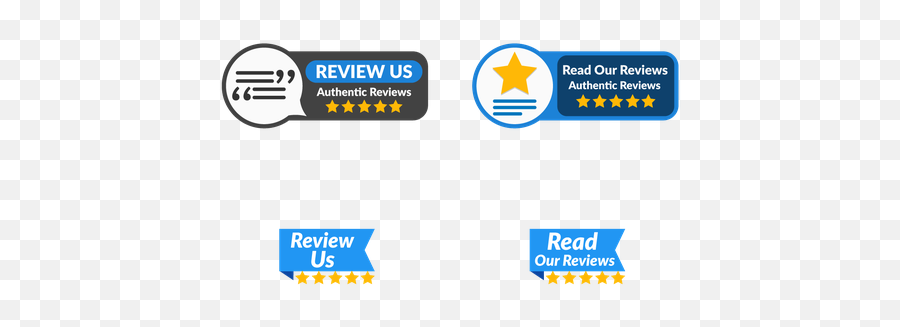 Badge Buttons To Read And Write Reviews - Vertical Emoji,Google Reviews Logo
