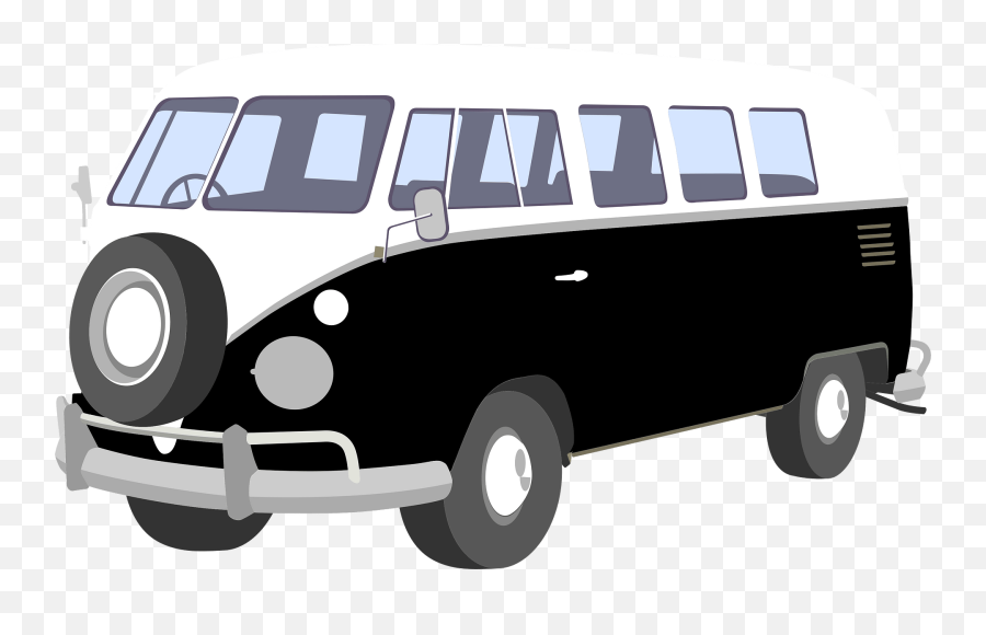 Free Volkswagen Car Vectors - Van Clipart Transparent Emoji,Vw Bus Clipart