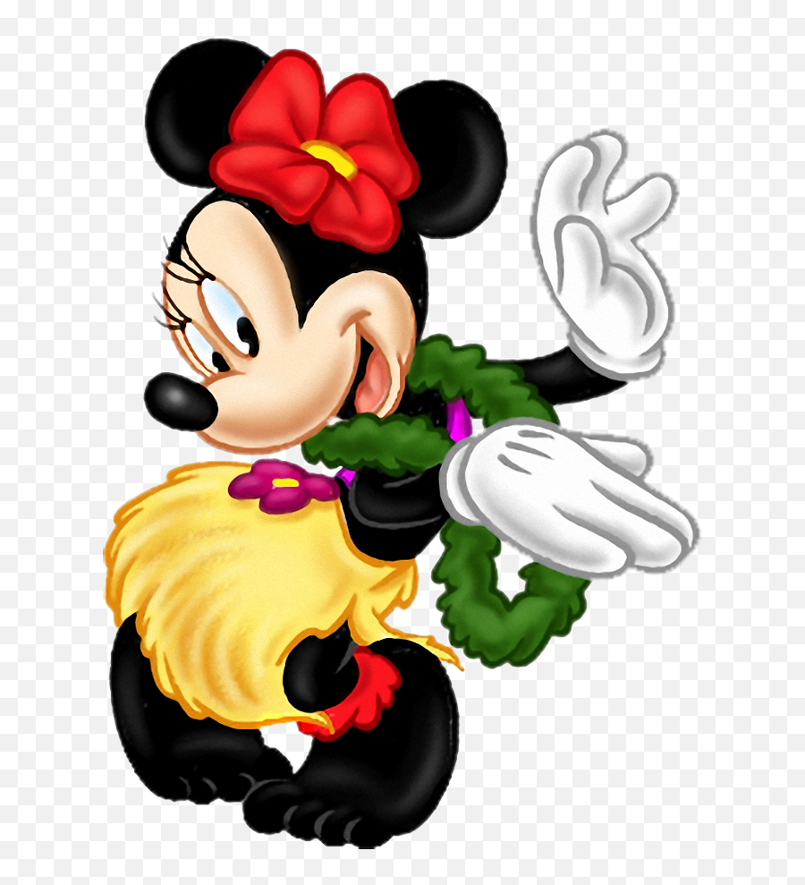 Mickey Mouse - Clipart Hawaiian Minnie Mouse Emoji,Walt Disney Animation Studios Logo