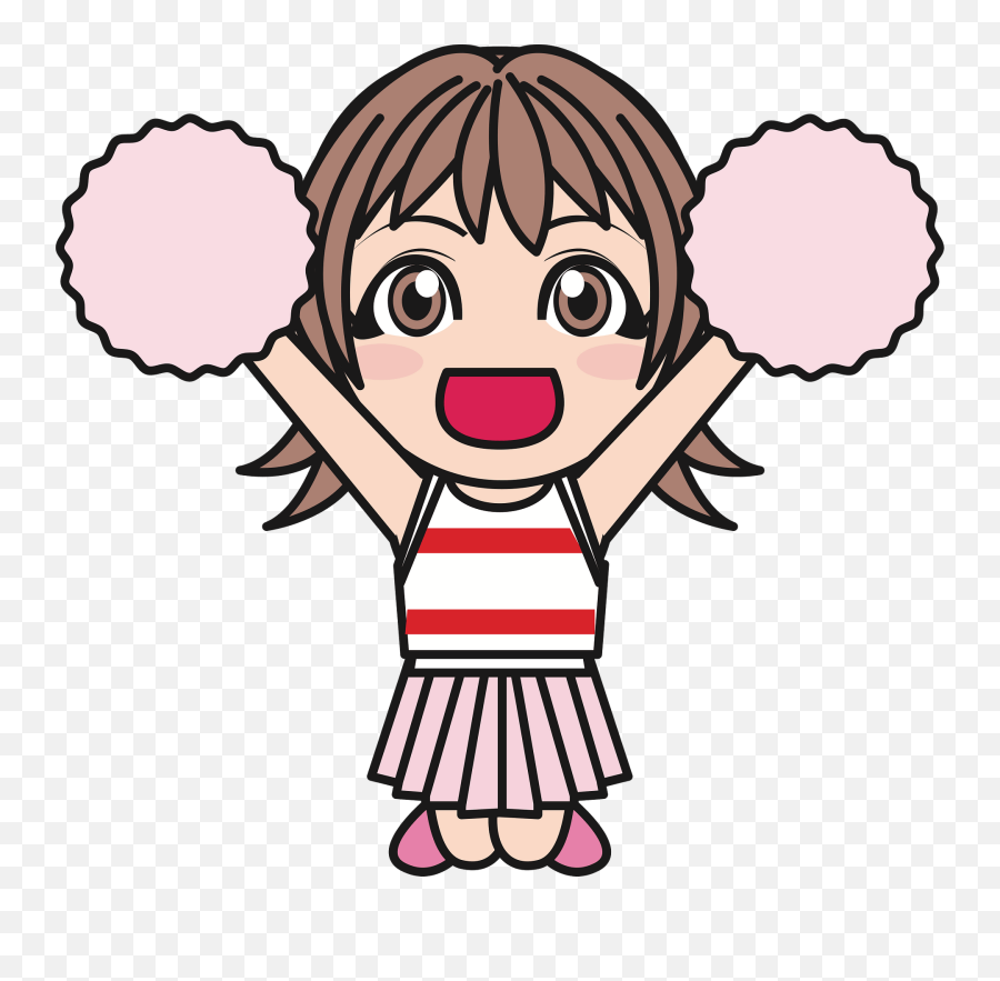 Cheerleader Clipart - For Cheerleading Emoji,Cheerleader Clipart