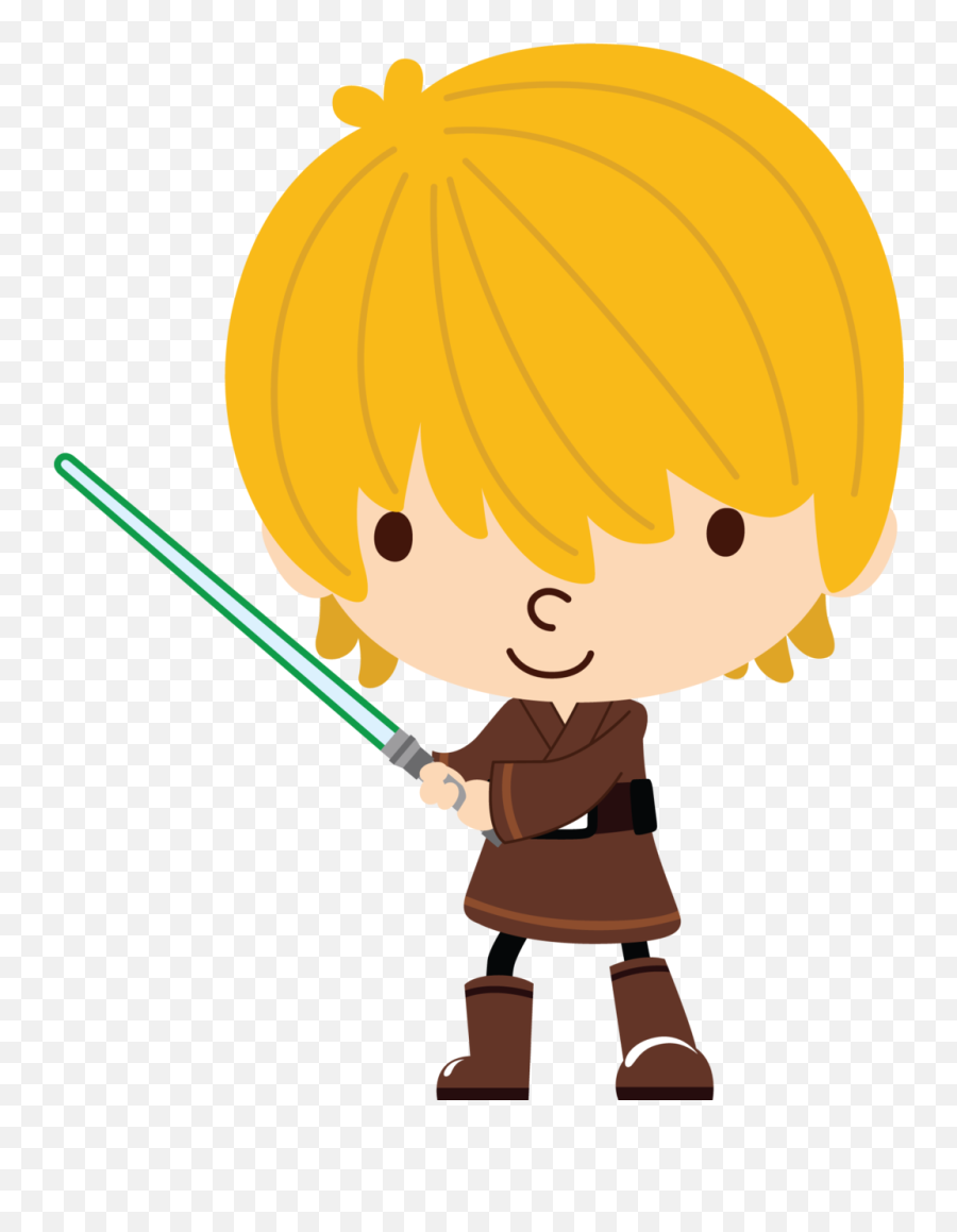 Luke Star Wars Clipart - Star Wars Clipart Luke Emoji,Star Wars Clipart