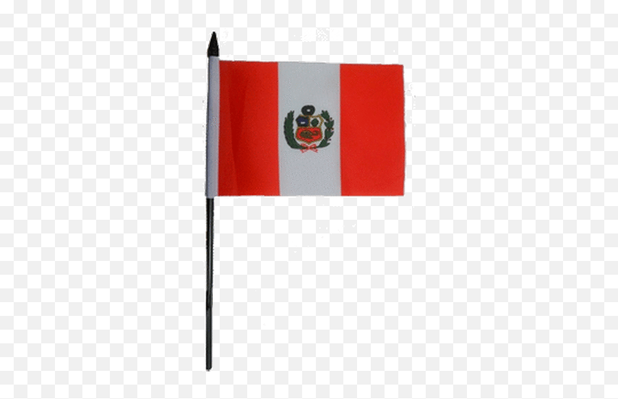 Buy Peru Flags From - Bandera Del Peru Con Asta Emoji,Peru Flag Png