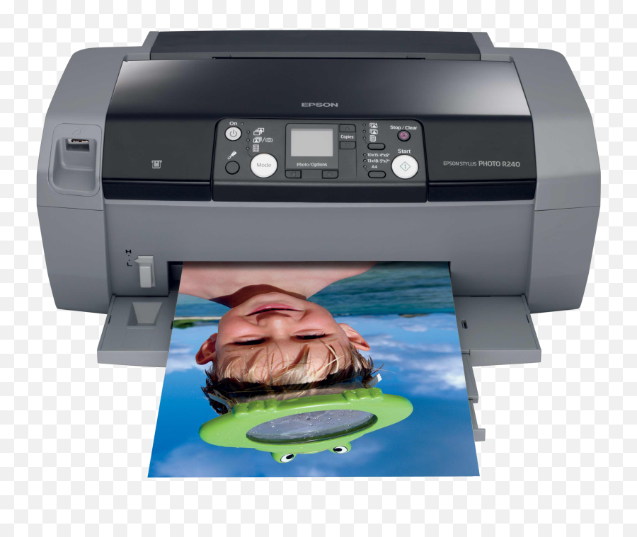 Printer Png Transparent Images - Epson Stylus Photo R245 Emoji,Printing On Transparent