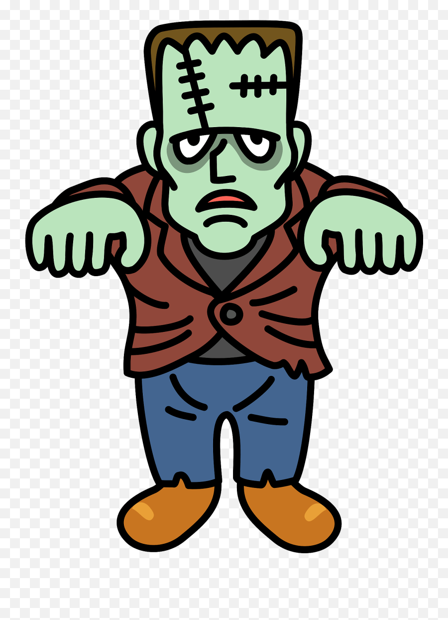 Frankenstein Monster Clipart Free Download Transparent Png - Frankenstein Monster Clipart Emoji,Monster Clipart