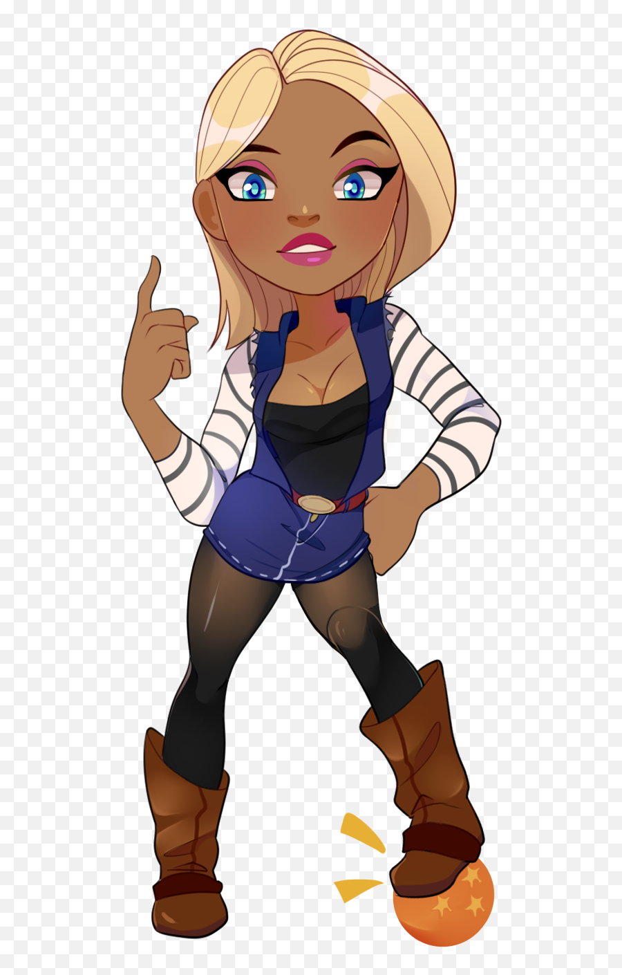 Android 18 - Android 18 Chibi Emoji,Android 18 Png