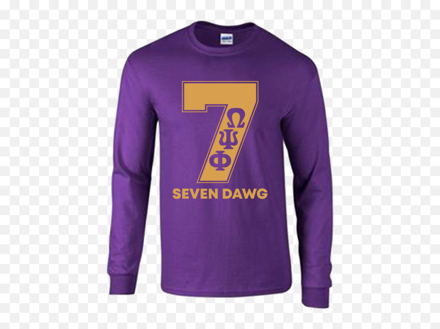Omega Psi Phi Dawg Long Sleeve - Omega Psi Phi Tre Dawg Tshirts Emoji,Omega Psi Phi Logo