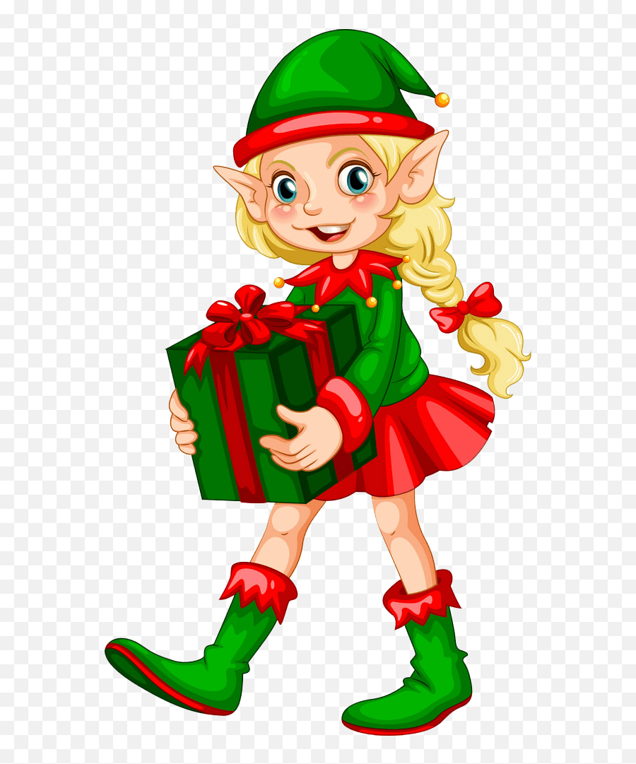 Christmas Elf Png - Lutine De Noel Dessin Emoji,Elf Clipart