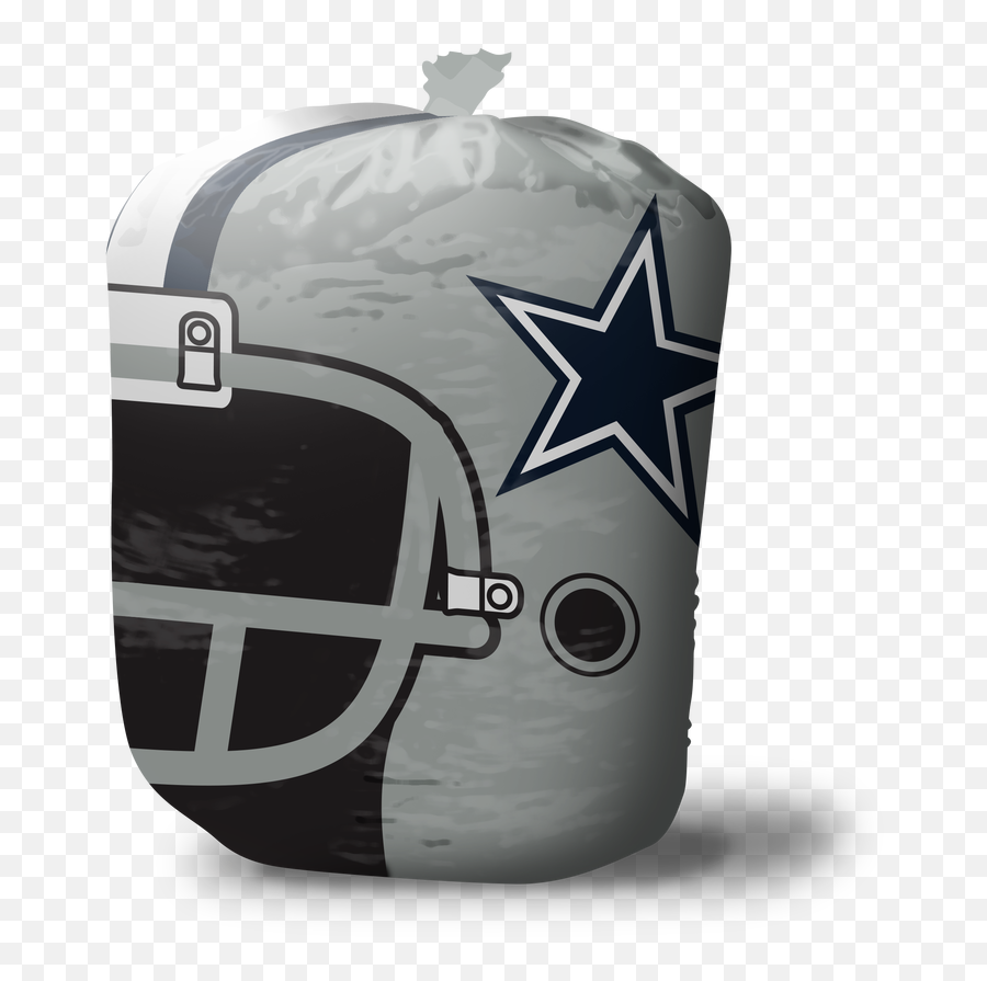 Dallas Cowboys Nfl Team Stuff - Ahelmet Lawn And Leaf Bags Emoji,Seahawk Logo Stencil