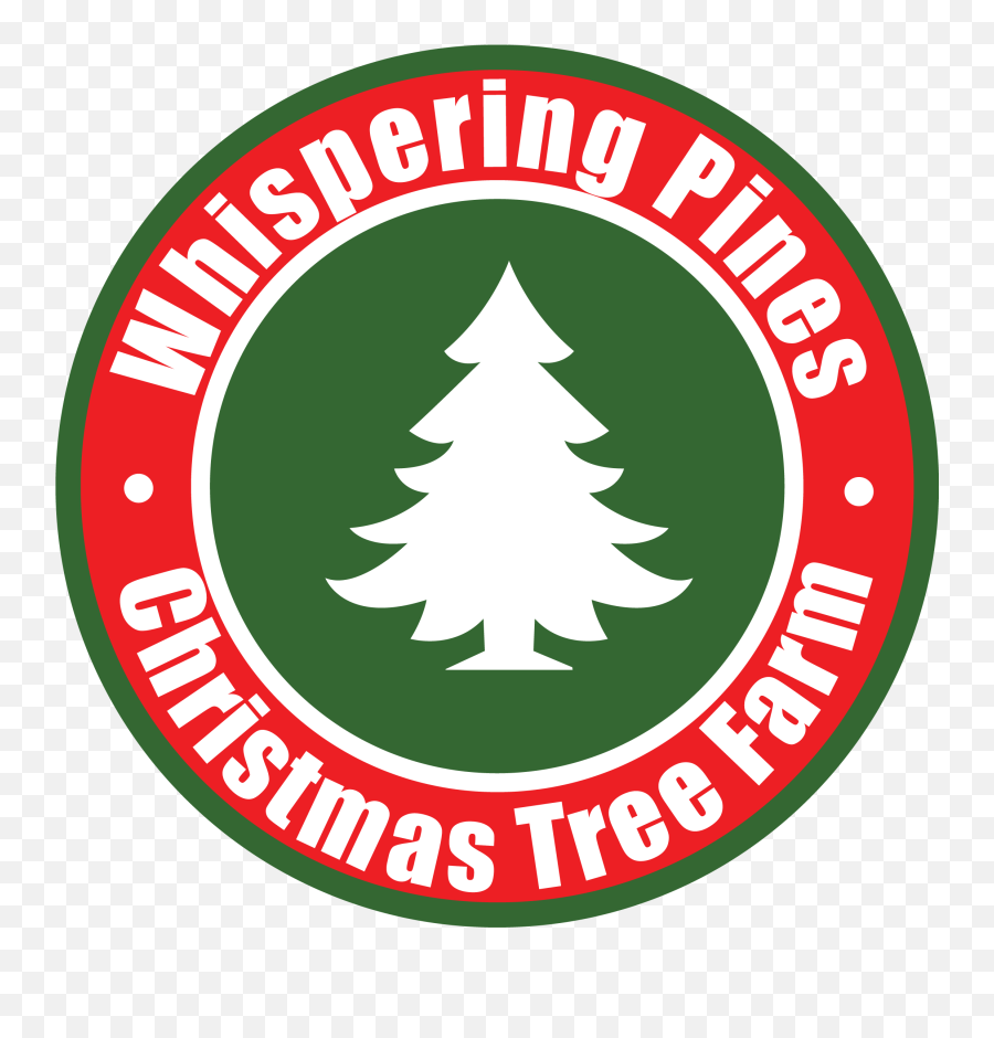 Whispering Pines Christmas Tree Farm Emoji,Christmas Tree Logo