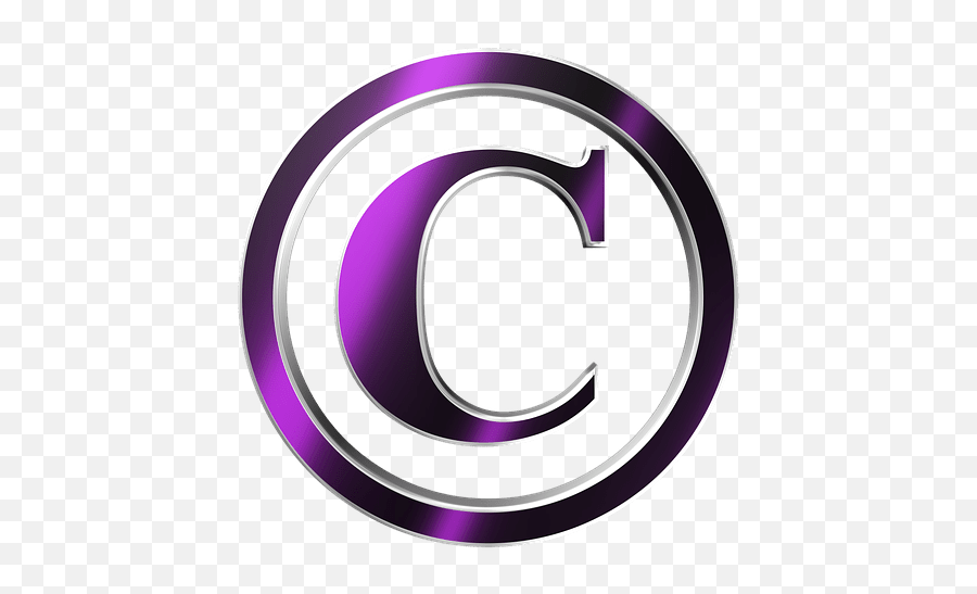 Key Points Concerning Copyright Laws - Purple Copyright Symbol Emoji,Copyright Logo