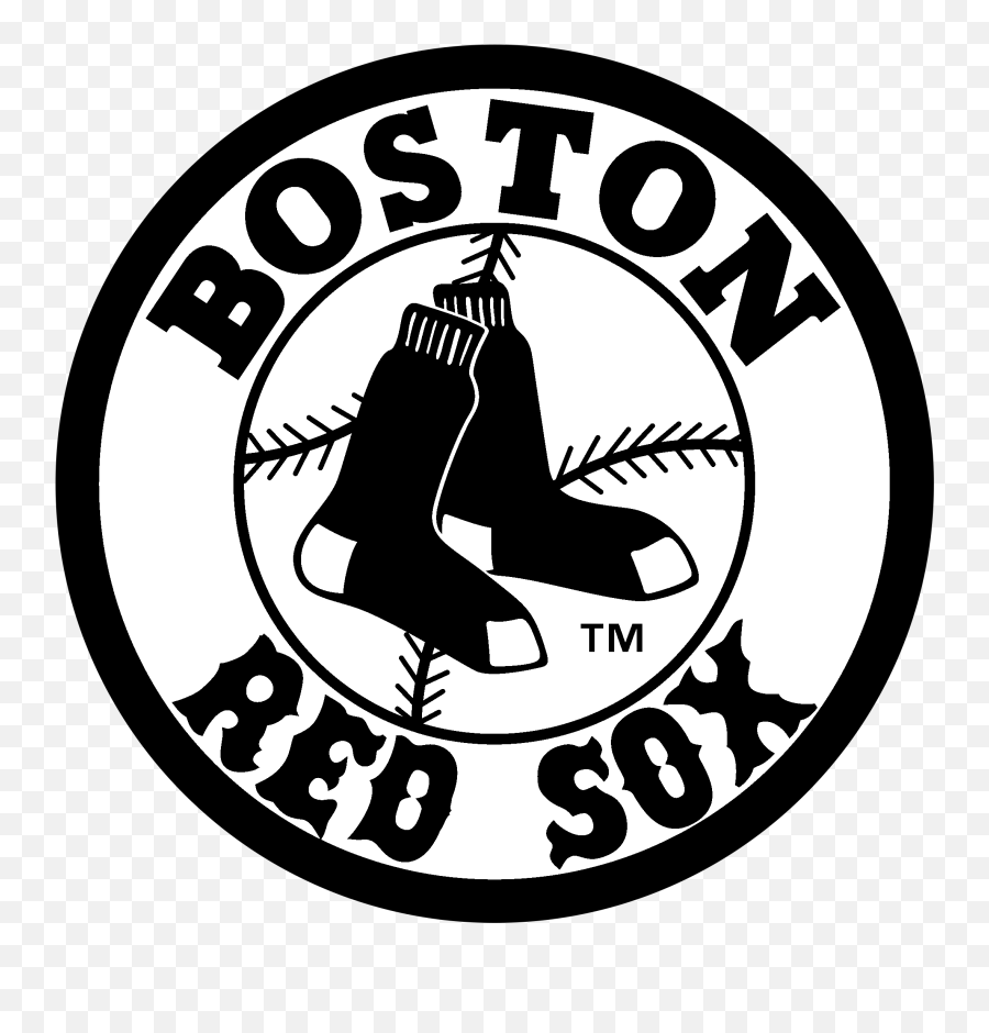 Boston Red Sox Logo Mlb Emblem - Boston Red Sox Logo Black And White Emoji,Boston University Logo
