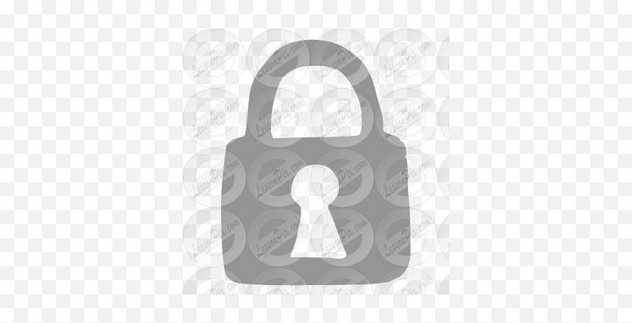 Lock Stencil For Classroom Therapy Use - Great Lock Clipart Padlock Emoji,Lock Clipart