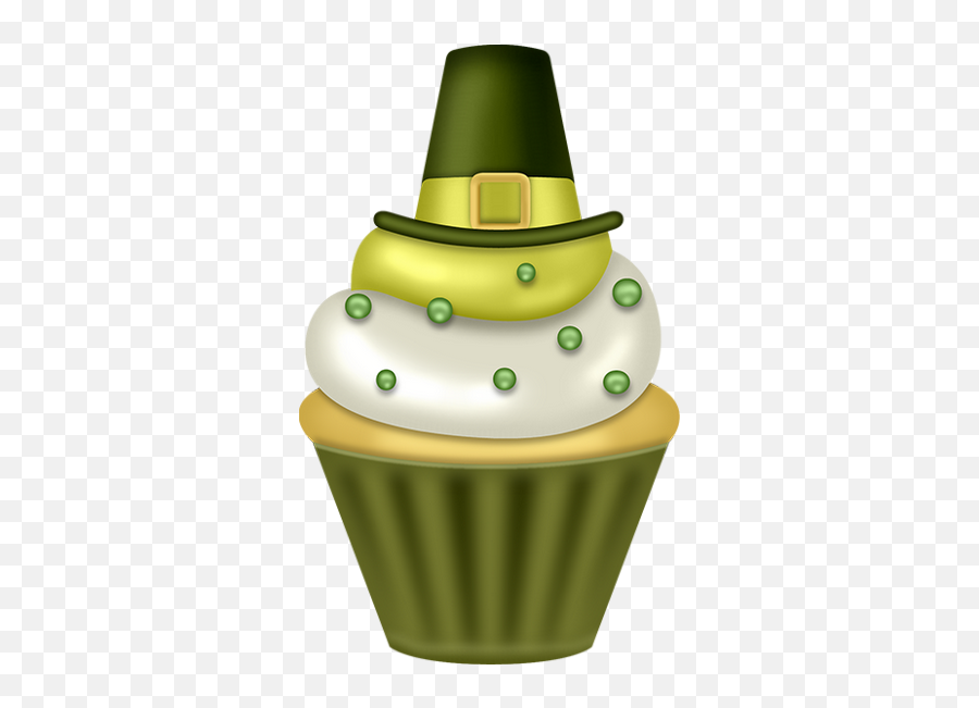 Download Hd Tube St Patrick Cupcake Png St Patricku0027s Day - Clipart St Patricks Png Emoji,St. Patrick's Day Clipart