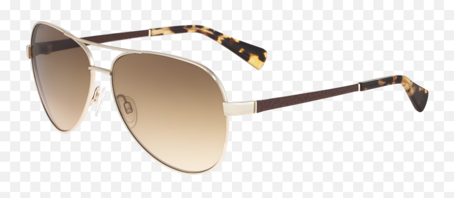 Download Cole Haan Metal Aviator Sunglasses With Leather Emoji,Aviator Sunglasses Transparent Background