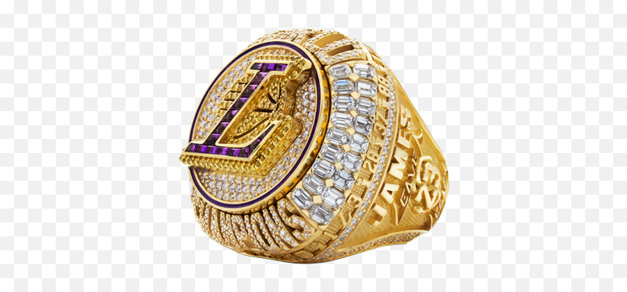 History Lakers Championship Rings Los Angeles Lakers Emoji,Nba Finals Trophy Png