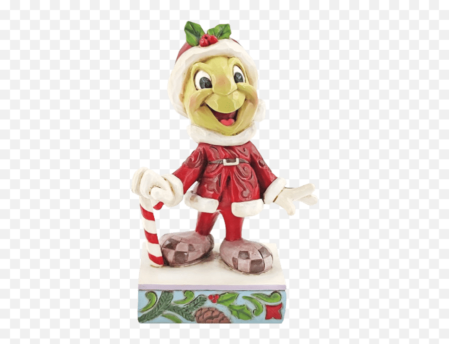 Disney Traditions Christmas Jiminy Cricket Figurine Emoji,Jiminy Cricket Png