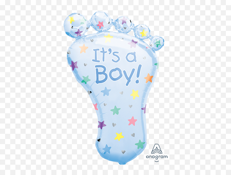 Download Hd Itu0027s A Boy Baby Foot Balloon Transparent Png Emoji,Baby Foot Png